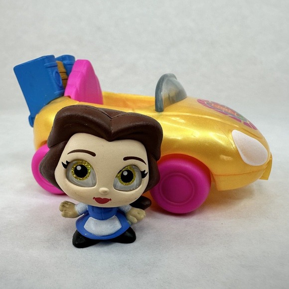 Disney Doorables BELLE BEAUTY and the BEAST Let's Go Car Series 3 NEW SUPER RARE - Picture 3 of 10